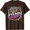 Funny Cute But Stabby Tee Shirt Cute But Stabby T-Shirt - Brown
