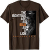 Funny The Righteous Are As Bold As A Lion Bible Verse T-Shirt - Brown