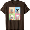 polar bears polar bear Shop Polar Bears Funny Polar Bear T-Shirt - Brown