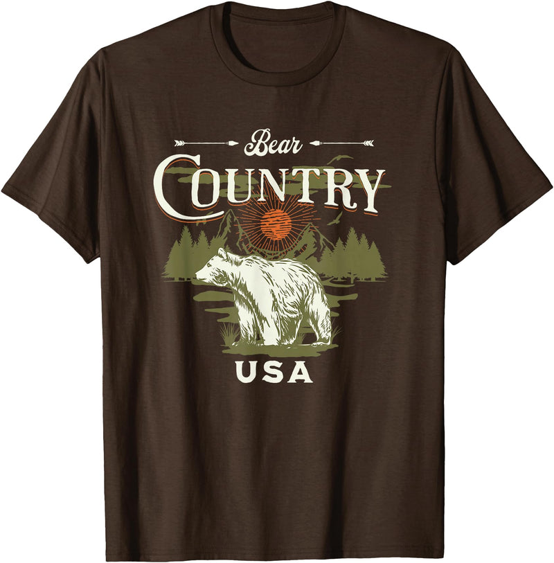 Bear Country USA Rapid City South Dakota T-Shirt - Brown