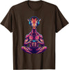 Funny Graphic Gamers tee Giraffe Funny Video Games Giraffe T-Shirt - Brown