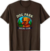 Dog Park Social Club T-Shirt - Brown