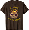 Funny Bear TShirts For All Mo Honey Mo Problems Funny Bear Shirt T-Shirt - Brown