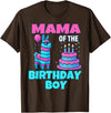 gaming gamer Birthday Llama Pinata Family Apparel mama Birthday Boy Llama Pinata Party family mathing women T-Shirt - Brown
