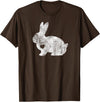 Love Bunny Rabbit Lover Animal Pet Owner Easter Gift T-Shirt in Brown