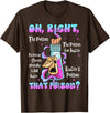 Funny Drink Me Poison Halloween Costume Vintage Oh Right That Poison Llama Halloween T-Shirt - Brown