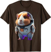 Guinea Pig Lovers Guinea Pig Tees Guinea Pig Shirt Astronaut Furry Potato Guinea Pig Funny T-Shirt - Brown