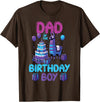 Birthday Party Shirts For Men Women Kids Dad of Birthday Boy Llama Pinata Party Family Matching Men T-Shirt - Brown