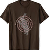 Down the Rabbit Hole. Alice in Wonderland T-Shirt in Brown