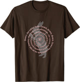 Down the Rabbit Hole. Alice in Wonderland T-Shirt in Brown