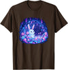 Enchanting Bunny in Candy Cave Fantasy World T-Shirt in Brown