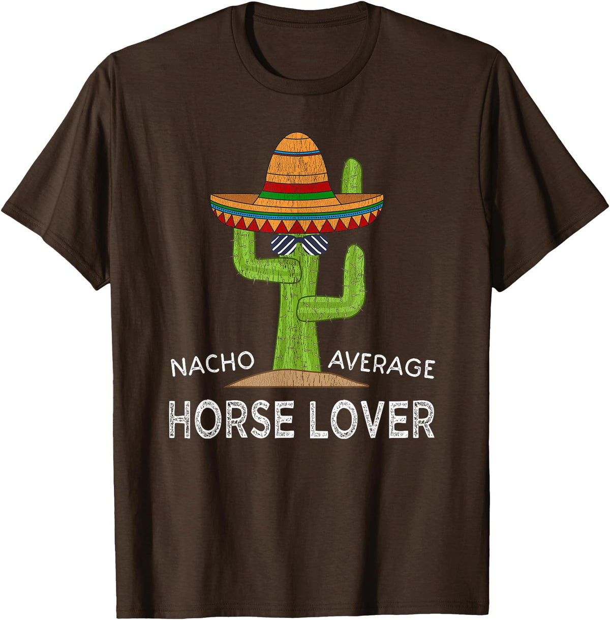 Cartba Horse Co. Funny Horse Lover Ranch Equestrian T-Shirt - Brown