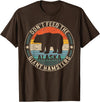 Travel Tees by GratfullToMe Co. Alaska Grizzly Bear Do not Feed The Giant Hamsters Kodiak T-Shirt - Brown