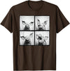 Piglet Farm Nature Photography Men Women Kids Happy Pig Face Portrait Hog Farmer Funny Farm Animal T-Shirt - Brown