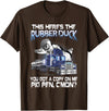 funny quotes about trucks this here's the rubber duck you got a copy on me pig pen T-Shirt - Brown