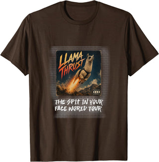 Genesis Design Fun Llama T-Shirt - Brown