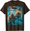 Funny Graphic Capybara Gift Ideas Funny Graphic Capybara T-Shirt - Brown