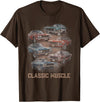 Retro American Vintage Classic Muscle Car Costume American Car Classic Muscle Car Vintage Novelty Retro Design T-Shirt -