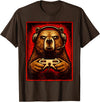 Funny Gaming Bear Gamer Graphic Gamer Bear Graphic Funny Gaming Animal Grizzly Bear Costume T-Shirt - Brown