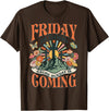 Easter Jesus Christian Friday Is Good Cause Sunday Is Coming T-Shirt in Brown