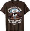 Nature Wildlife Art Prints Jackie & Shadow Sunny & Gizmo Big Bear Lake 2025 Eagle T-Shirt - Brown