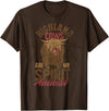 Highland Cow Animal Gifts Highland Cows Are My Spirit Animal Funny Highland Cow T-Shirt - Brown