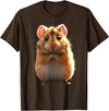 Hamster Rodent Field Hamster Cute Hamster T-Shirt - Brown