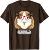Guinea pig Rodent Game Lover Clothing Co. Guinea pig Video Game Wildlife Animal Guinea pig Gamers T-Shirt - Brown