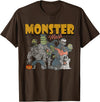 Monster Mash Vintage Ghost Halloween Funny T-Shirt - Brown