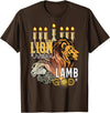 Claudia Williams Apparel Lion of Judah Lamb of God T-Shirt - Brown