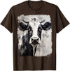 Noah&Friends A Black White Cow T-Shirt - Brown