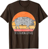 Pig Lover ApparelGIFTCo. Vintage Just A Girl Who Loves Kunekune Pig T-Shirt - Brown