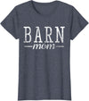 Funny Horse Lover Gift Riding Stable Barn Mom Horse Horses Retro T-Shirt - Heather Blue