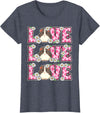 Cute Cow Print Love Clothes For Women & Teen Girls Love Guinea Pig Lover Outfit Women Girl Kids Cute Guinea Pig T-Shirt - Heather Blue