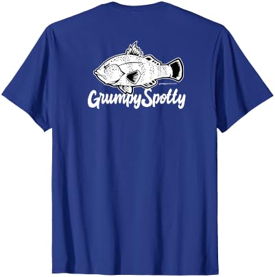 Grumpy Spotty Apparel Grumpy Spotted Bay Bass Everyday Shirt T-Shirt - size chart