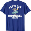 SALTY JOES Salty Joe's - Let's Get Hammered Lightweight, Graphic T-Shirt - size chart
