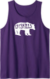 Esskay Designs Catskills Tees Catskills Bear Tank Top - Purple