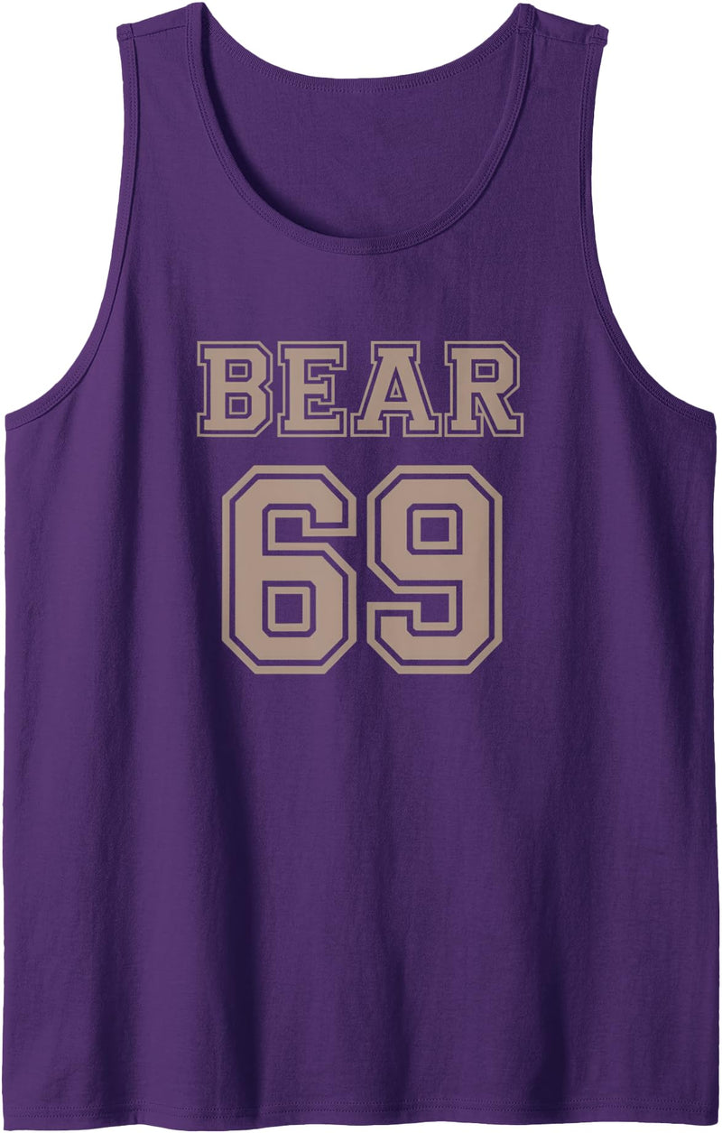 Gay Bear T-Shirts Gay Pride Bear Community lgbtq pride for Cubs - Bear 69 Tank Top - Purple