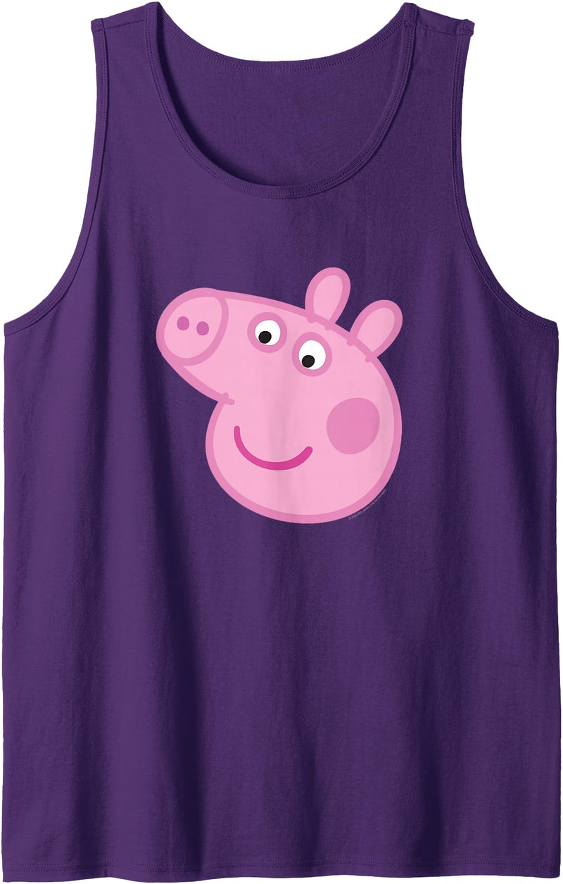 Peppa Pig Big Face Tank Top - Purple