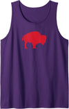 I Heart New York Shirt Buffalo 716, Vintage Tank Top - Purple