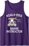 Tucking Amazing Shirts Barre Instructor Gift Shirt Cute Koala Pun Dance Fitness Tank Top - Purple