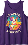 Guinea Pig Clothes Outfits For Kids Guinea Pig Costumes Girls Kids, It’s Guinea Be a Good Wheek Tank Top - Purple