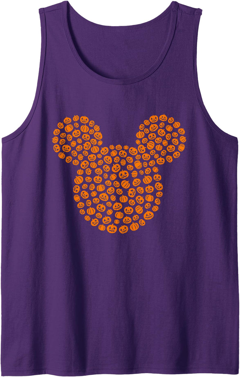 Disney Mickey Mouse Jack-O'-Lanterns Halloween Tank Top - Purple