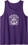CoastlineCotton - New Buffalo Michigan New Buffalo Michigan Cute Anchor Nautical Boating Tank Top - Purple