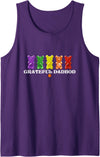 Seivers Strong Mens Grateful DadBod (white font) Tank Top - Purple