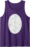 Halloween Panda Bear Belly Costume Halloween Panda Bear Belly Hair Costume Tank Top - Purple