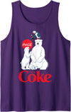 Coca-Cola Company Coca-Cola - Polar Bears And Coca-Cola Tank Top - Purple