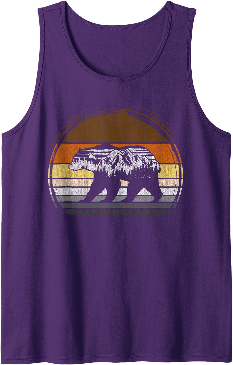 Bear Gay Pride by Content Design Studio Mens Gay Men, Bear Community, Gay Bear Tank Top - Purple