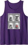 polar bears polar bear Shop Polar Bears Funny Polar Bear Tank Top - Purple