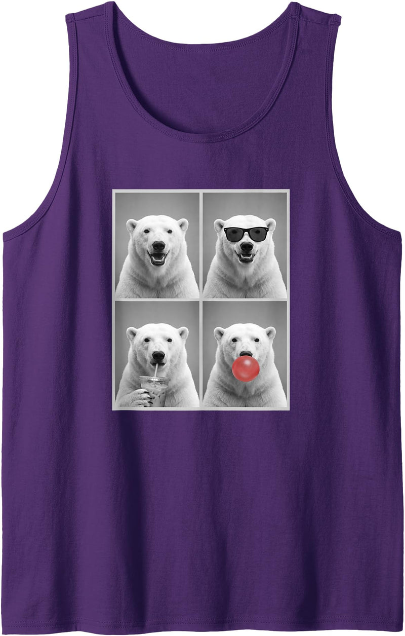 polar bears polar bear Shop Polar Bears Funny Polar Bear Tank Top - Purple